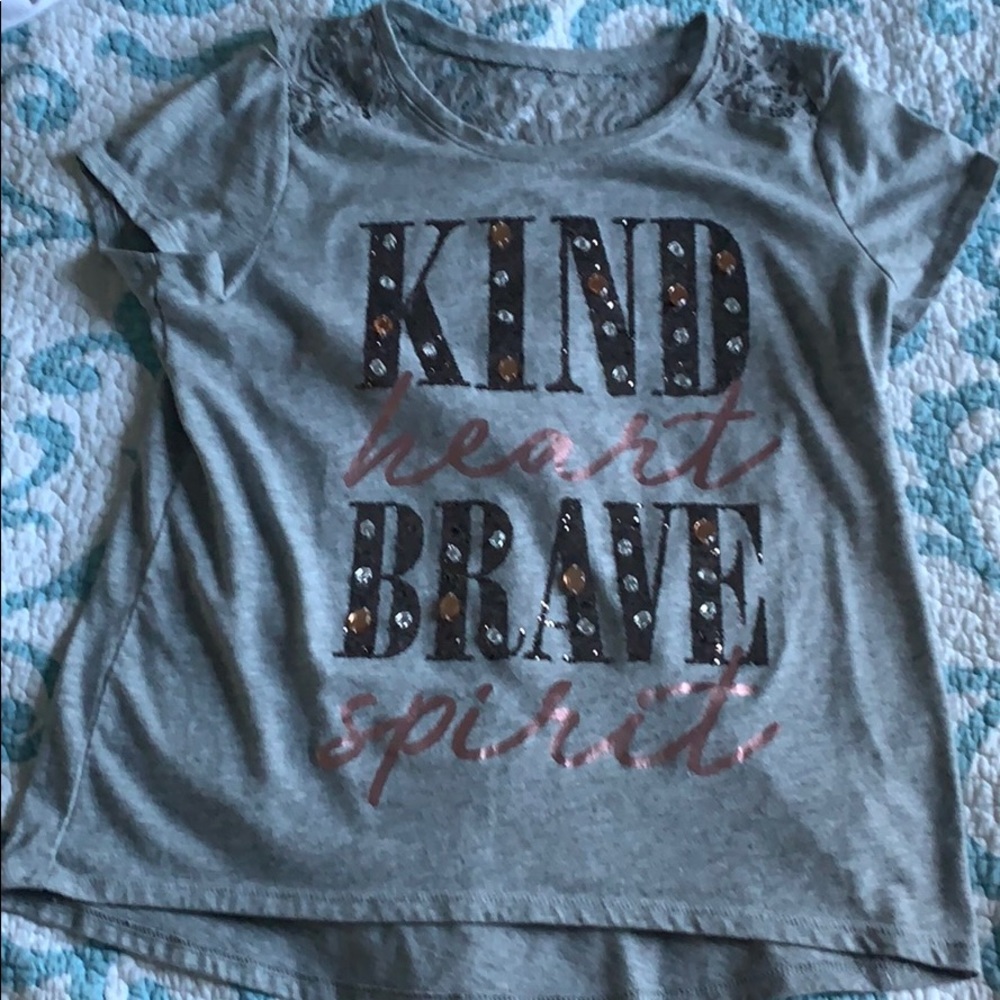 justice gray shirt